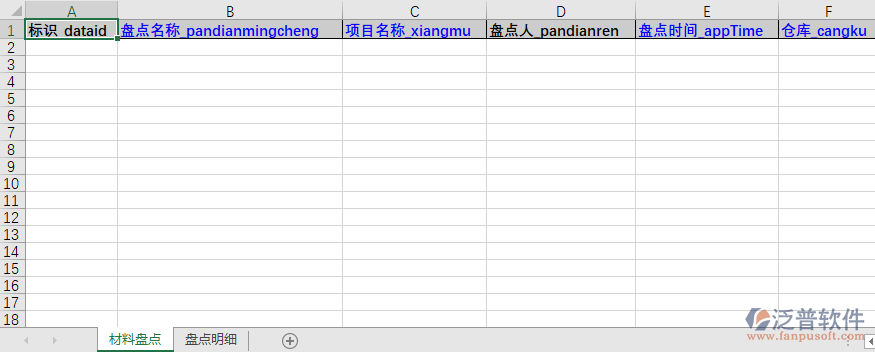 建筑施工現(xiàn)場材料盤點(diǎn)模板