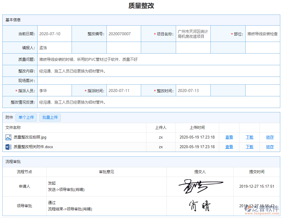質量整改
