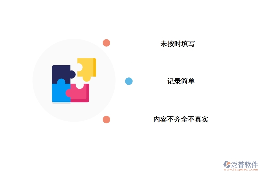 工程日志填寫過(guò)程中存在主要的問(wèn)題