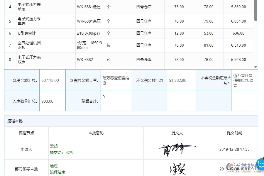 四、泛普軟件-幕墻工程系統(tǒng)中材料入庫明細查詢管理的競爭優(yōu)勢