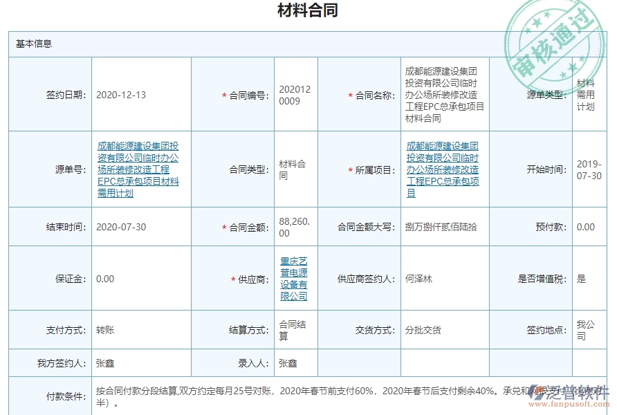 一、沒有上泛普軟件-機(jī)電工程企業(yè)系統(tǒng)前，企業(yè)在材料合同報(bào)表管理時(shí)候會遇的問題