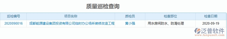 三、泛普軟件-機(jī)電工程企業(yè)在質(zhì)量巡檢中的技術(shù)優(yōu)勢(shì)
