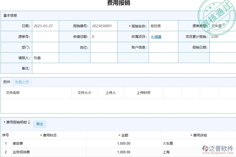 泛普軟件-市政工程管理系統(tǒng)中費(fèi)用報(bào)銷(xiāo)查詢(xún)的注意事項(xiàng)