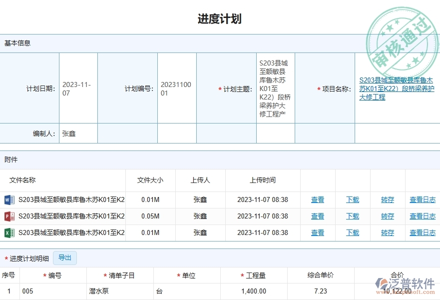 三、路橋工程企業(yè)使用泛普軟件-工程產(chǎn)值進(jìn)度計(jì)劃管理軟件的好處是什么