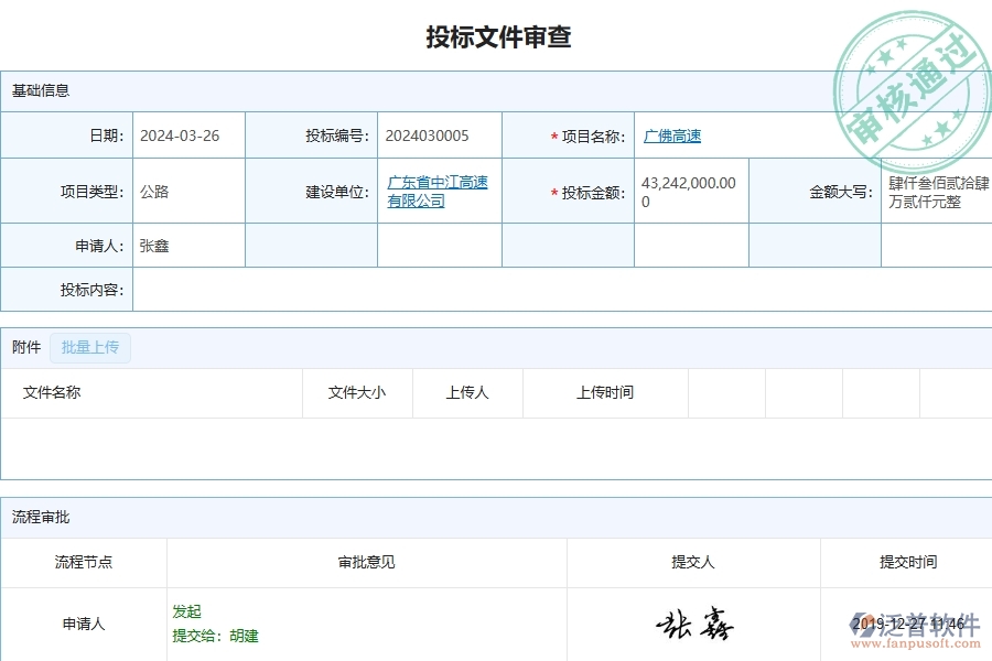 三、泛普軟件-公路工程管理系統(tǒng)中投標(biāo)文件審查列表的幾個(gè)優(yōu)勢(shì)是什么