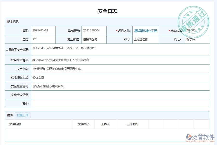 園林工程施工安全監(jiān)控日志系統(tǒng)能為企業(yè)帶來什么價值