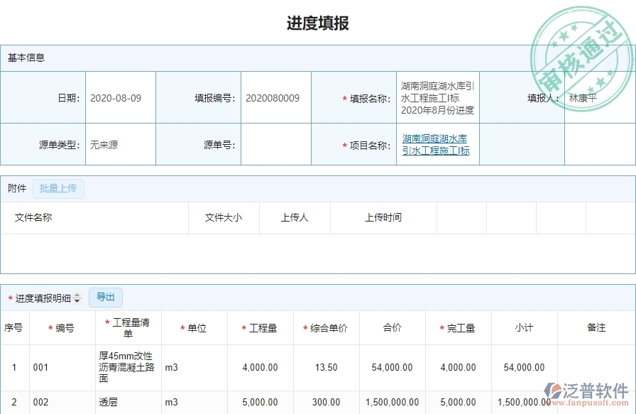 二、泛普軟件-弱電工程企業(yè)系統(tǒng)中進度填報管理的價值