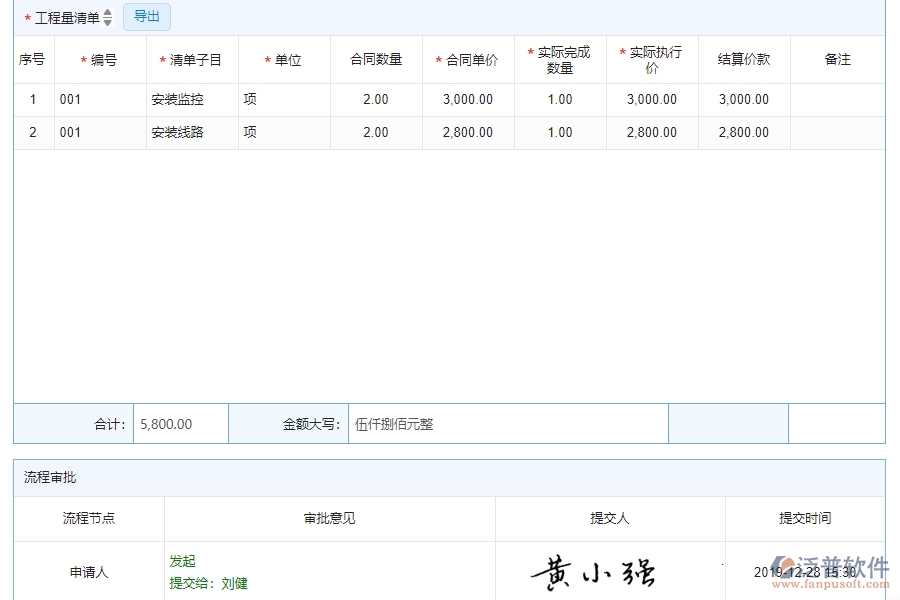 四、泛普軟件-安防工程管理系統(tǒng)中完工結(jié)算管理的應(yīng)用場景