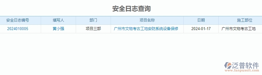 四、泛普軟件-安防工程管理系統(tǒng)中安全報表管理的注意事項