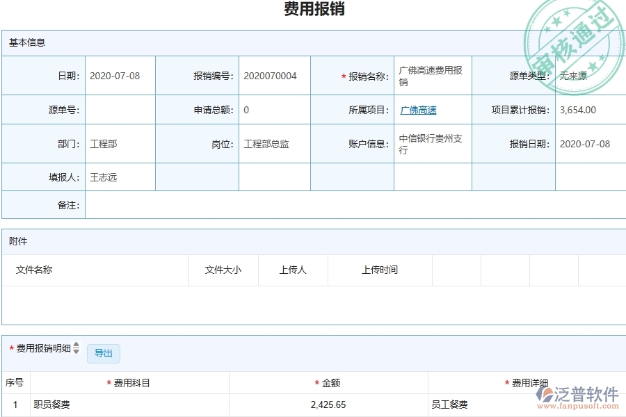 二、泛普軟件-公路工程報(bào)銷管理能為企業(yè)帶來什么價(jià)值