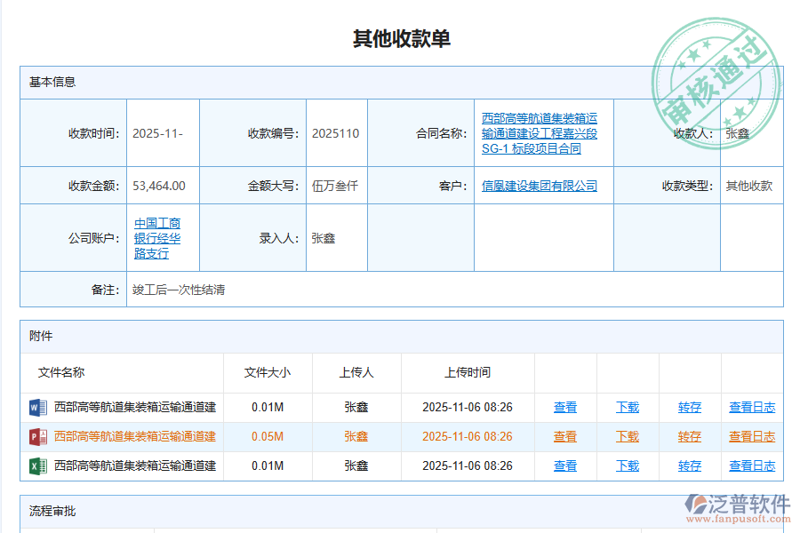 三、泛普軟件-安防工程其他收款單管理系統(tǒng)的框架設(shè)計(jì)思路