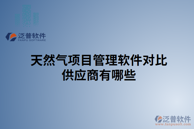 天然氣項目管理軟件對比供應商有哪些