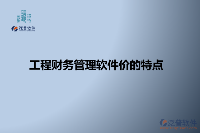 工程財(cái)務(wù)管理軟件價格的特點(diǎn)