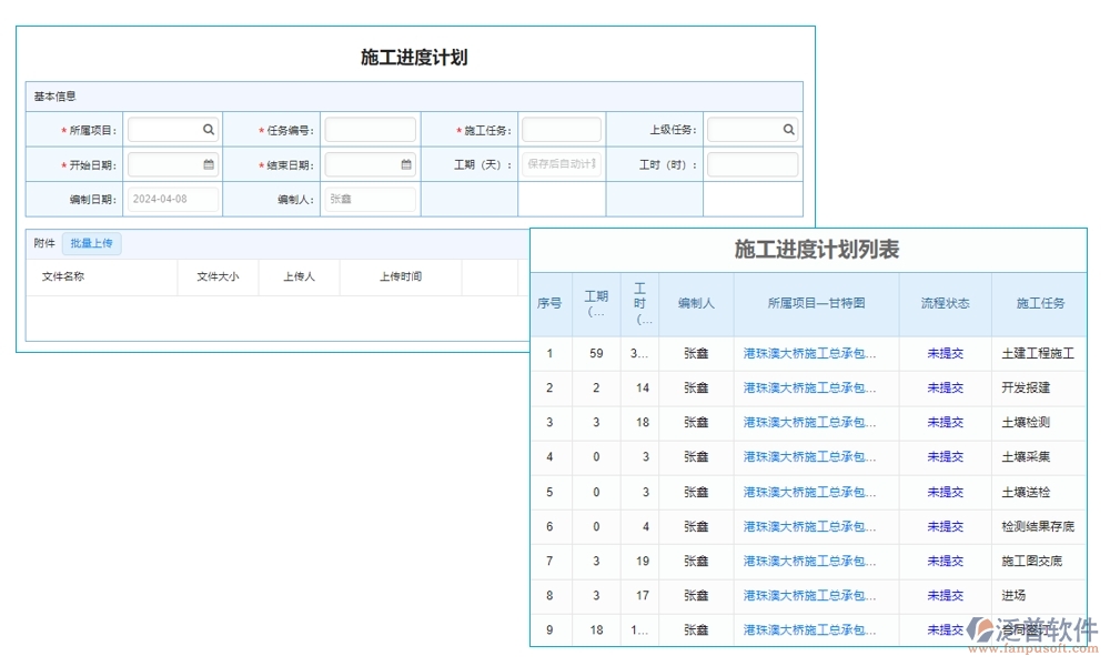 泛普工程項目數(shù)字化管理系統(tǒng)：全面掌控項目管理、進度、質(zhì)量與成本