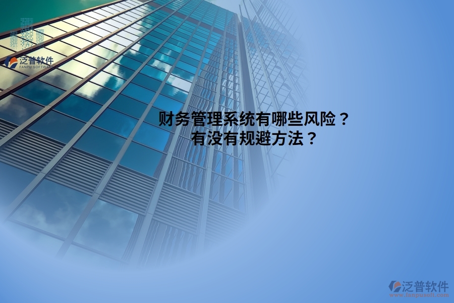 財(cái)務(wù)管理系統(tǒng)有哪些風(fēng)險(xiǎn)？ 有沒(méi)有規(guī)避方法？