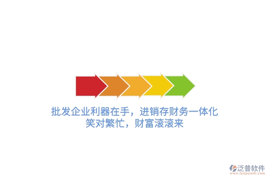 批發(fā)企業(yè)利器在手，進銷存財務(wù)一體化，笑對繁忙，財富滾滾來