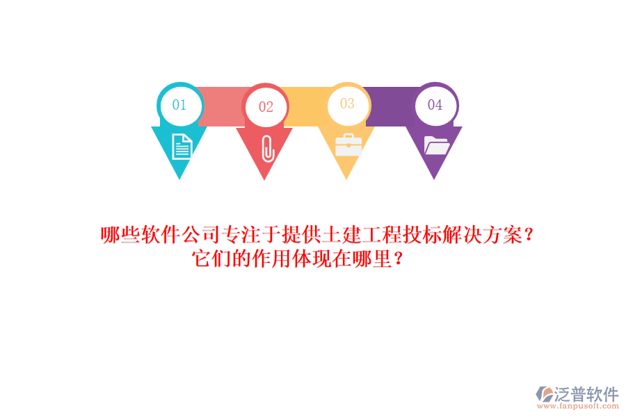 哪些軟件公司專注于提供土建工程投標(biāo)解決方案？它們的作用體現(xiàn)在哪里？