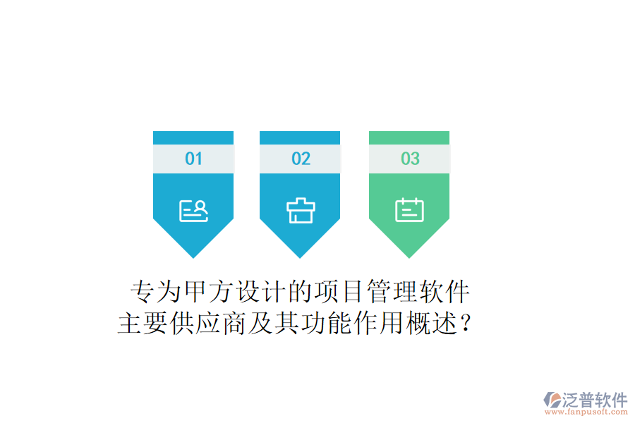 專為甲方設計的項目管理軟件，主要供應商及其功能作用概述？