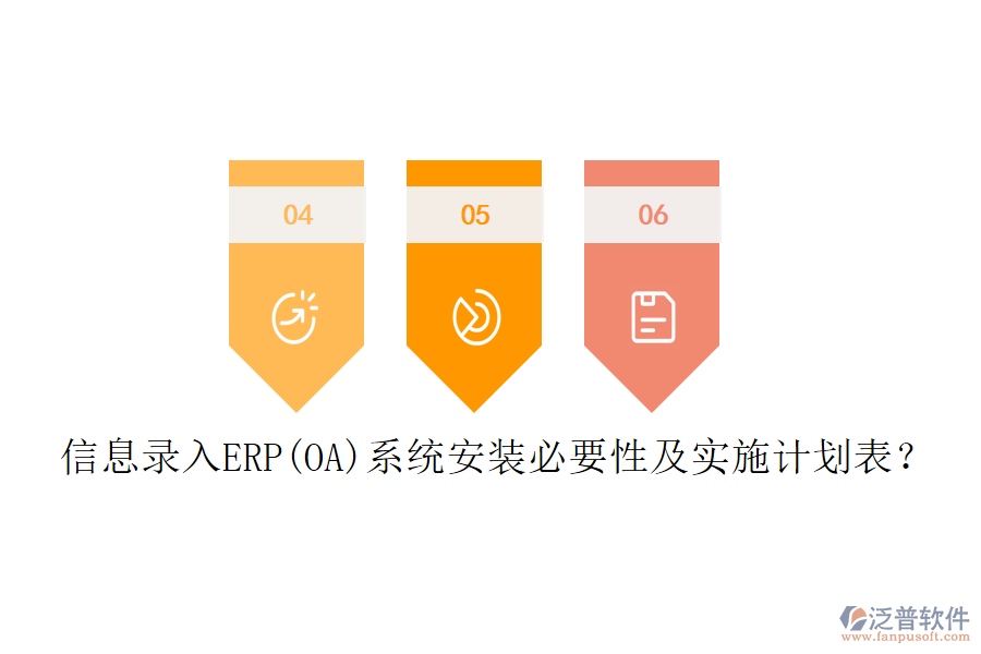 信息錄入ERP(OA)系統(tǒng)安裝必要性及實(shí)施計劃表？