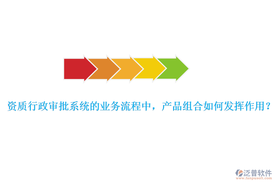 資質(zhì)行政審批系統(tǒng)的業(yè)務(wù)流程中，產(chǎn)品組合如何發(fā)揮作用？